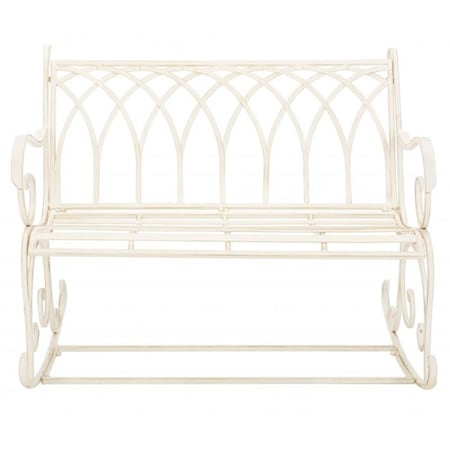 Safavieh Ressi Rock Bench, Pearl White PAT5021A